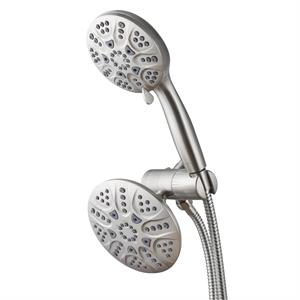 Oil Rubbed Bronze Finish SS5450CORB Ana Bath Anti-Clog LARGE WIDE SPRAY FACE 5 Inch 5 Function Handheld Shower and Showerhead Combo Shower System with 5 Foot Hose w/BRASS CONNECTOR ORB 